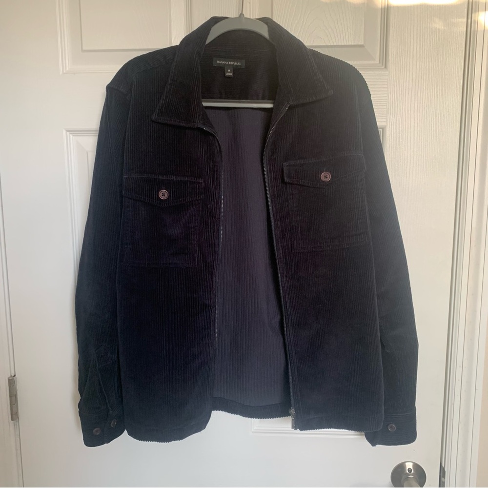 Banana Republic Navy Blue Corduroy Jacket